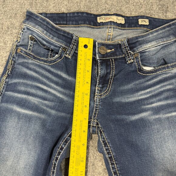Bke Stella Jeans Womens 29 Bootcut Blue Stonewash 29x32 - Picture 5 of 11